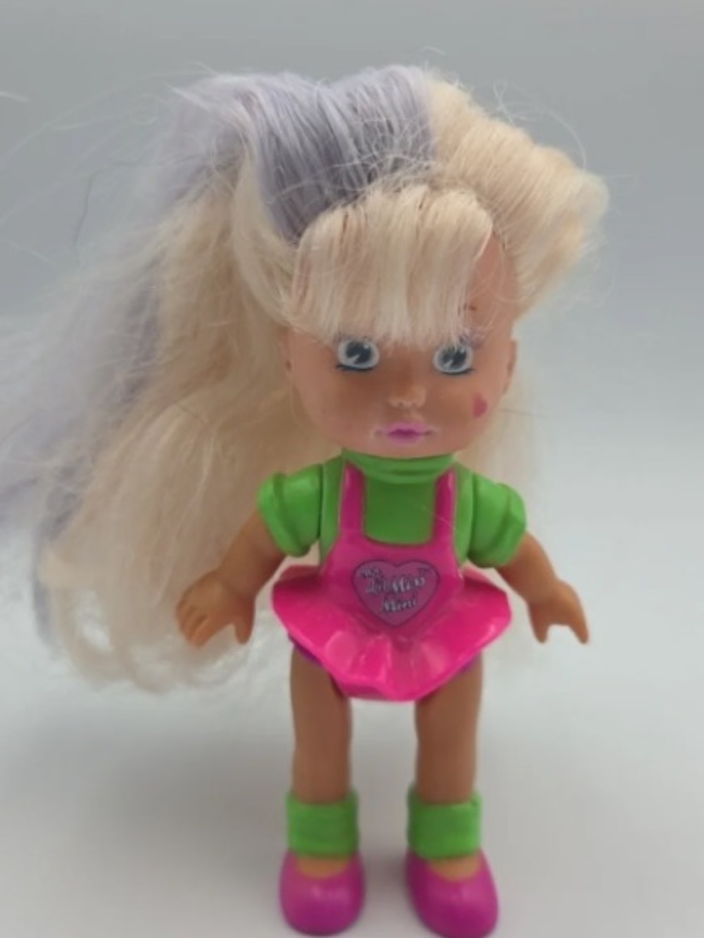 Mini Fashion Doll in Pink & Green - Home Office Calendars